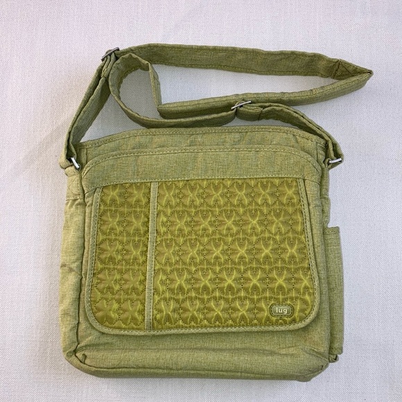 LUG | Green Clover Quilted Crossbody Bag - Picture 1 of 15